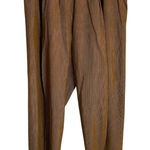 Airport Brown orange Houndstooth Pants Ladies Size Small Vintage USA paperbag Photo 0