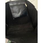 Ted Baker London Black Embossed Croc Faux Leather Tote Bag Photo 5