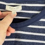 Madewell Mile(s) By Navy Blue & White Striped Pullover Sweatshirt Size Medium Photo 3