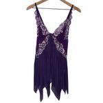 Fairy Babydoll Lace Princess Lingerie Front Open‎ Chemise Dress Purple Photo 2