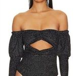 Lovers + Friends Dionne Bodysuit in Black XL Photo 0