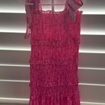 Amazon Pink and Red Floral Mini Dress Size XS Photo 0