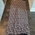 Tory Burch Lightweight Linen Blend Pineapple Scarf Black Photo 3