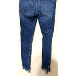 ZARA  Trafaluc Denim Distressed Jeans Women’s Size 25 raw hem zippered ankles Photo 5