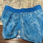 Nike DRI FIT BLUE & WHITE ATHLETIC RUNNING SHORTS Photo 5