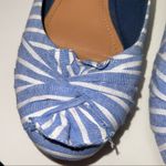 Nautica Bayard Blue & White Striped Knotted Slip-on Flats Photo 3