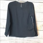 Ann Taylor 𝅺nwot  mixed media tweed top sz medium Photo 7