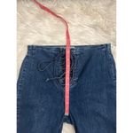 Free People lace up stretch denim skinny fitted jeans 31 Photo 6