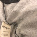 REWASH  Charcoal(GRAY)Cotton Blend drawstring waist lounge wear KNIT Overalls S Photo 11