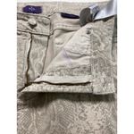 NYDJ Snake Print Ankle Jeans Size 14 Lift Tuck Technology Animal Print Gray Tan Photo 9