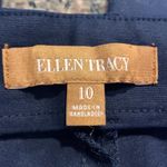 Ellen Tracy  Navy Blue Twill Ankle Pants 27" Inseam Size 10 EUC #6799 Photo 7