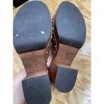 Veronica Beard Halifax Clog Women's 7M Brown Leather Slip-On Dual-Buckle Sandals Photo 5