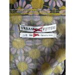 Urban Outfitters UO Shona Cinched Cropped Mesh Top Floral Retro Sheer Sz Large Photo 7