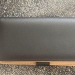 Elegant Gold Hollow Leaves Wallet Black Photo 8