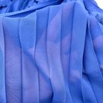 Lulus  Never A Dull Moment Chiffon Dress Women XLarge Pleated Flowy Romantic Midi Photo 7