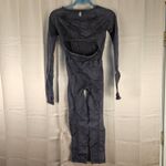 NWT Free People Movement Gray Good Karma Long Sleeve Onesie Jumpsuit M/L Med Lg Photo 1