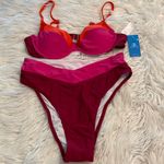 Cupshe  Swim bottom size S and top size M brand new with tag both pieces Photo 0
