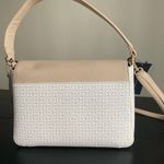 Tommy Hilfiger Tan and White Crossbody Bag with Minimalist Design Photo 4