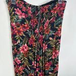 American Eagle NWT  Size Small Tie Front Cropped Wide Leg Floral Jumpsuit Romper Photo 5