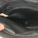 Vintage Magid Soft Suede Black Slim Line Zipper Top Crossbody Clutch Bag Photo 8