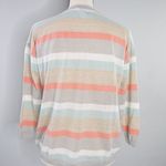Loft NEW SHIMMER STRIPED 3/4 SLEEVE SWEATE, XS Photo 5