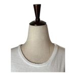 RE/DONE  Bodysuit Women Small White Cotton Crew Neck Short Sleeve 1960s Slim Tee‎ Photo 3