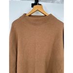 Donna Karan  NY Brown Pullover Sweater Womens XL Wool Blend Minimalist Neutral Photo 1