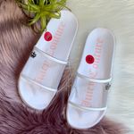 Juicy Couture NEW  Wyndow Slide Clear Slip On Logo Sandal Photo 4