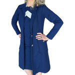 Montgomery Ward Navy Blue Outfit Dress Jacket Photo 0