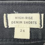 Madewell  NWT High-Rise Denim Shorts Black Women’s Size 24 Lunar Wash Photo 7
