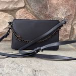 Coach Signature Chain Crossbody Bag COLOR: Navy / Pewter Photo 8