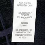 Theory Darmelle Black Devore Velvet Plaid Short Sleeve Sweater Dress Size Small Photo 3