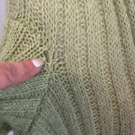 Wooden Ships Green Ribbed Open Cardigan Photo 3