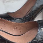 Steve Madden  Black Croc Leather Stiletto Heel Shoe Size 7.5 Photo 11