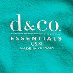 Denim And Co Womans Tunic Top Size XL Teal Cotton Summer‎ Island Coastal Casual Green Photo 3