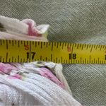 Free People Ivory Coquette Floral Ruffle Straps Tunic Mini Dress M Photo 6