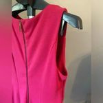 Adrienne Vittadini  HOT PINK‎ & ORANGE ZIPPER DRESS SIZE 4 Photo 8