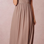 Jenny Yoo BHLDN  lace mocha mousse bridesmaid maxi dress size 2‎ wedding guest Photo 0