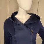 Ralph Lauren Asymmetric Full Zip Hoodie Navy Coat Jacket Winter Fall. Photo 3