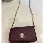 Badgley Mischka  Bag Plum Quilted Crossbody Photo 6