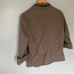 Women’s Brown Moto Jacket – Casual Utility Style, Size Small/Medium Photo 5