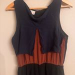ANYHRO | CORY LYN CALTER Black + Rust Sleeveless Romper Size M Photo 2