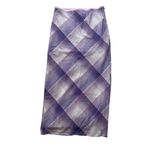Urban Outfitters Purple Plaid Maxi Skirt Size Small Photo 3
