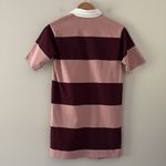Urban Outfitters  Rugby Dress Cotton Long Sleeve Polo Burgundy Pink Size XS Photo 3