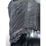 Victoria's Secret Very Sexy Shine Strap Black Lace Demi Bustier 36C Push Up Photo 4