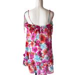 NWT By The Design Floral Chiffon Lightweight Mini Dress Pink Size L Photo 5