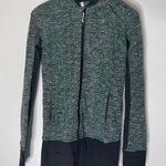 Lululemon  Daily Practice Jacket Irregular Spacebone Sea Mist Deep‎ Green Size 4 Photo 0