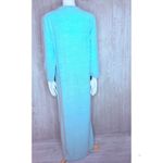 Vintage Jamie b maxi long sleeve nightgown pajamas sleepwear house dress small Blue Photo 6