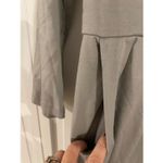 Garnet Hill  grey faux wrap pocket tunic dress size m Photo 4