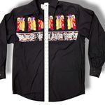 Cedars BEADED black women's western Southwestern shirt size Small Photo 4